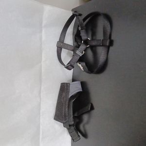 Small Dog Harness and muzzle